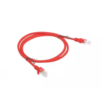 Netzwerkkabel LANBERG PATCHCORD KAT.5E UTP 1M Rot
