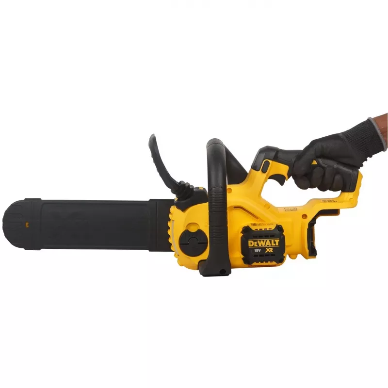 Kettensäge DeWALT DCM565N-XJ — kabellos batteriebetrieben, 30 cm Schwert, 5 Ah Akkukapazität, 0,14 L Öltank