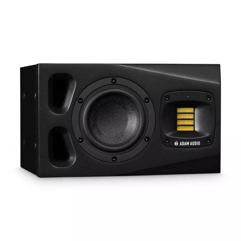 Studiomonitore ADAM AUDIO A4V Schwarz, 2-Wege, 90 W RMS, 4-Zoll-Tieftöner, LED-Display, rackmontierbar