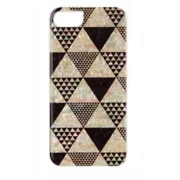 Schutzhülle iKins für Apple iPhone 8/7 – weißes Pyramidendesign