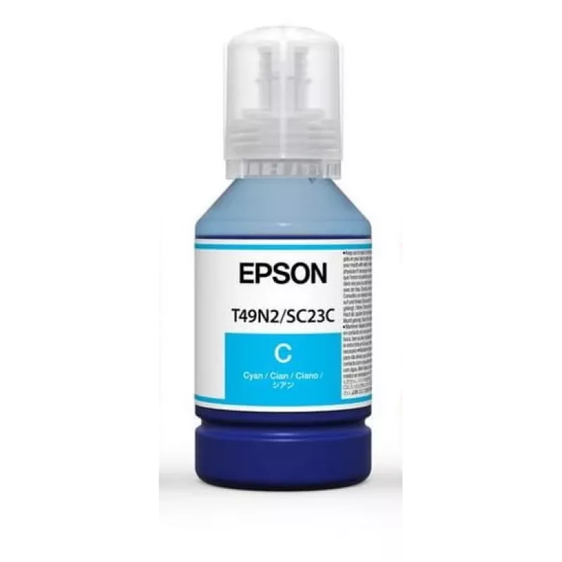 Tintenpatrone Epson Cyan 140ml für SC-T3100x (C13T49H20N) Original