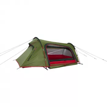 High Peak Sparrow LW Kuppelzelt 2 Personen Grün, Rot