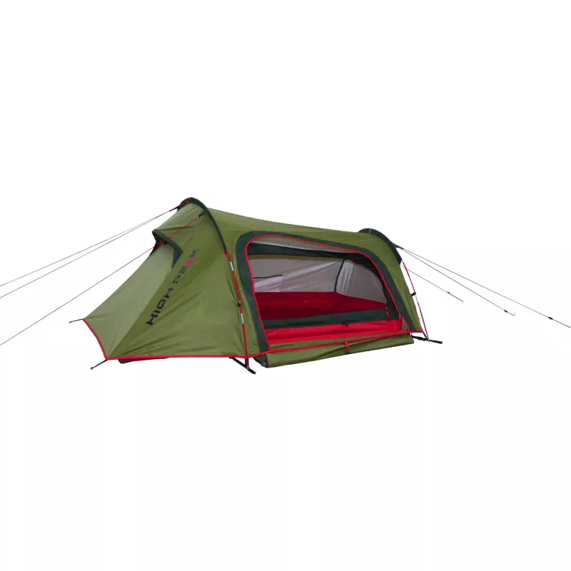 High Peak Sparrow LW Kuppelzelt 2 Personen Grün, Rot