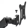 Maclean 2-fach Monitorhalterung, Gasfeder, 17-32 inch, 2-10 kg, schwarz, MC-136