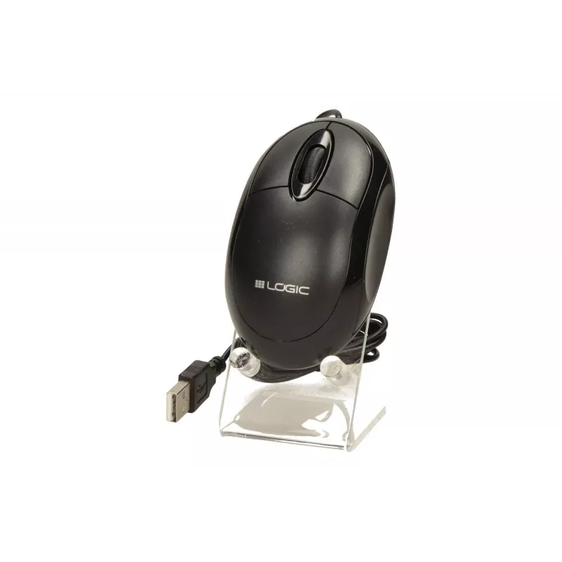 Logic Lm-11 - Maus - optisch - kabelgebunden - USB - Schwarz