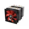 Cooler Xilence XC044 Prozessorkühler 9,2 cm Schwarz Rot