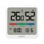 Innenraum-Temperatur- und Feuchtigkeitssensor SAVIO CT-01/W, LCD-Anzeige, -10–55 °C, 10–99 % rF, Batterie CR2032