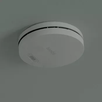 Rauchmelder Hombli HBSA-0108 kabellos fotoelektrisch 3V Lithium