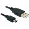 USB-Kabel DeLOCK USB 2.0-A / USB mini-B 5pin 0,70 m