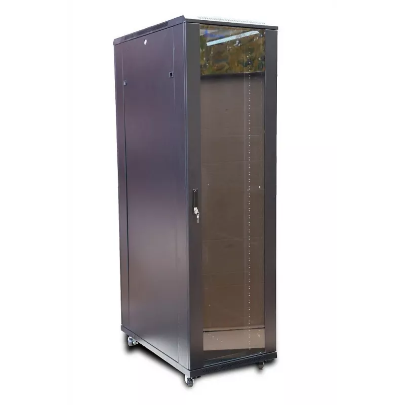 Freistehendes Rack Extralink Rackmount-Schrank 42U 600x800 Schwarz