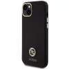 GUESS | GUHCP15M4DGPK | Backcover | Apple | iPhone 15 Plus/14 Plus | TPU, Silikon, Mikrofaser | Schwarz
