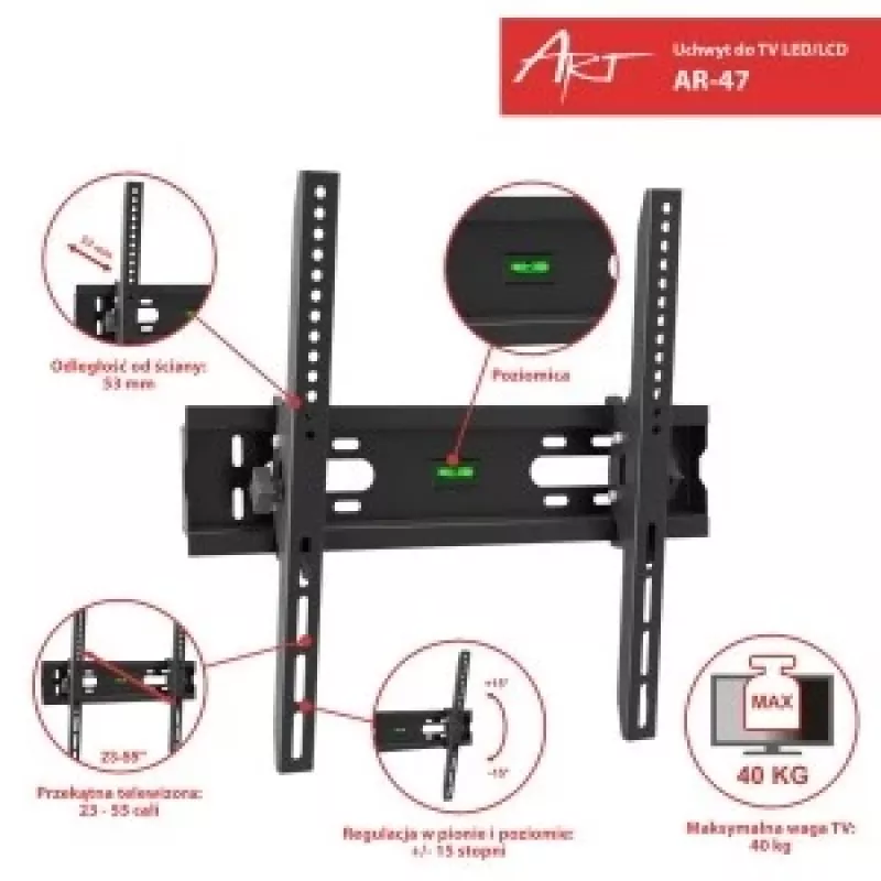 Multioffice ART RAMT AR-47 - Wandhalterung - China