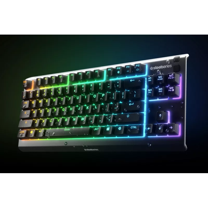 Steelseries APEX 3 TKL Tastatur USB QWERTY US English schwarz