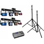 LED Laser Bar Set EUROLITE 2x KLS PRO mit Easy Show und 2x M-4 Ständern