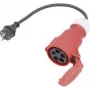Netzadapterkabel AS Schwabe 61371, 16 A, 0,3 m, schwarz