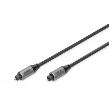 Digitus Toslink-Verbindungskabel 3 m Stecker auf Stecker vergoldet