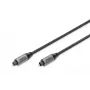 Digitus Toslink-Verbindungskabel 3 m Stecker auf Stecker vergoldet