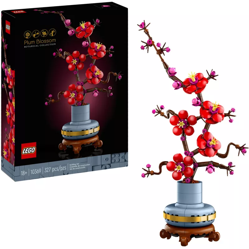 LEGO Icons Pflaumenblüten-Dekorationsset 10369, Mehrfarbig