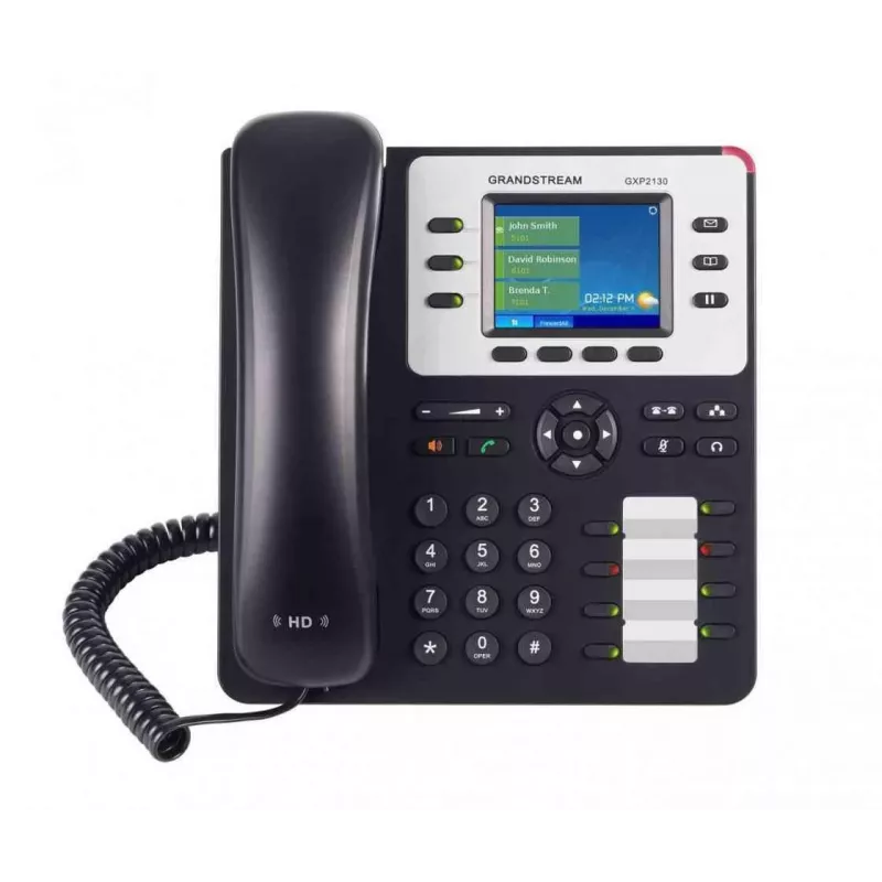 Grandstream Networks GXP-2130 IP-Telefon Schwarz 3 Leitungen TFT