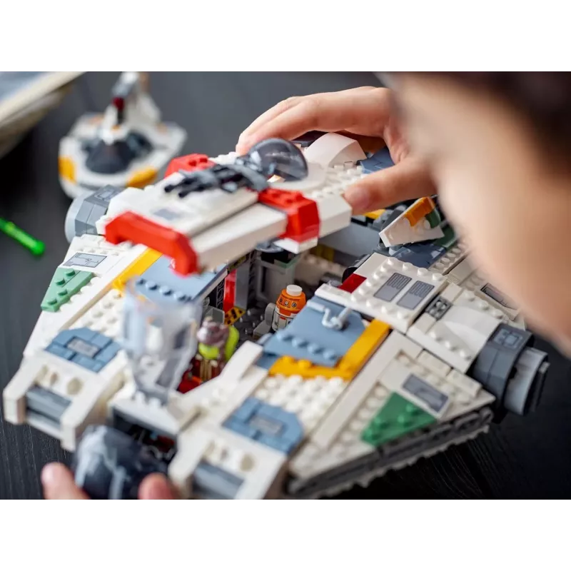 LEGO Star Wars Spielset 75357 — The Ghost und Phantom II, 1.394 Teile, 4 Minifiguren, Alter 10+