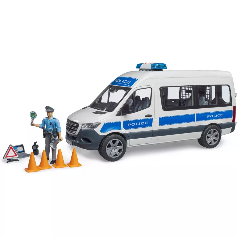 Mercedes-Benz Polizei Sprinter Set mit Figur und Licht-/Soundmodul