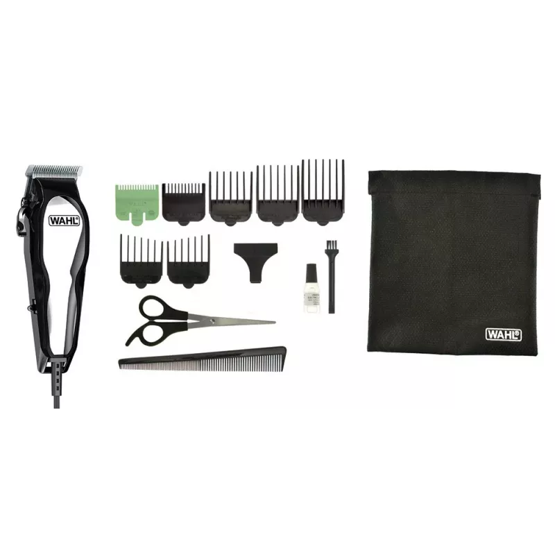 Haarschneider Wahl 20107.0460 Baldfader — kabelgebundener AC-Trimmer, 6 Längenstufen, 1–13 mm, 45 mm Schneidkopfbreite, Schwarz/Chrom
