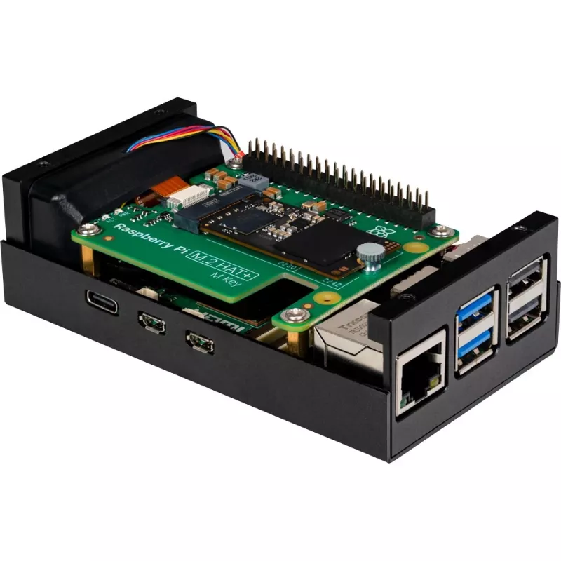 Raspberry Pi RB-ALUCASEP5-M2 Schwarz