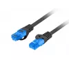 LANBERG Cat6a S/FTP RJ-45 Netzwerkkabel PCF6A-10CC-0500-BK, 5 m, LSZH, 26 AWG, CCA, schwarz