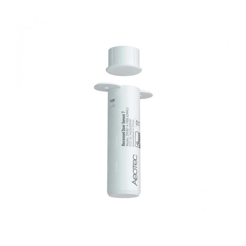 Einbautürsensor AEOTEC Recessed Door Sensor 7 Z-Wave Plus V2 Weiß — versenkbarer Kontaktsensor für Türen/Rahmen