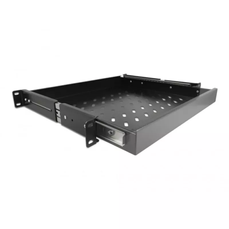 Delock - Rack-Einschub - Schwarz - 1U - 48,3 cm (19 inch)