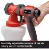 Power X-Change Akku-Farbsprühsystem TE-SY 18/90 Li-Solo, 18Volt, Sprühpistole Rot/Schwarz, ohne Akku und Ladegerät