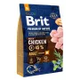 BRIT Premium by Nature Adult M - Trockenfutter für Hunde mit Huhn - 8 kg