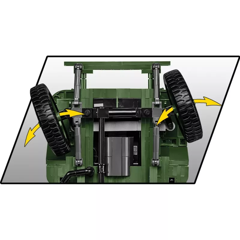 Konstruktionsspielzeug Cobi Willys MB COBI-2805, 250-teiliger Bausatz