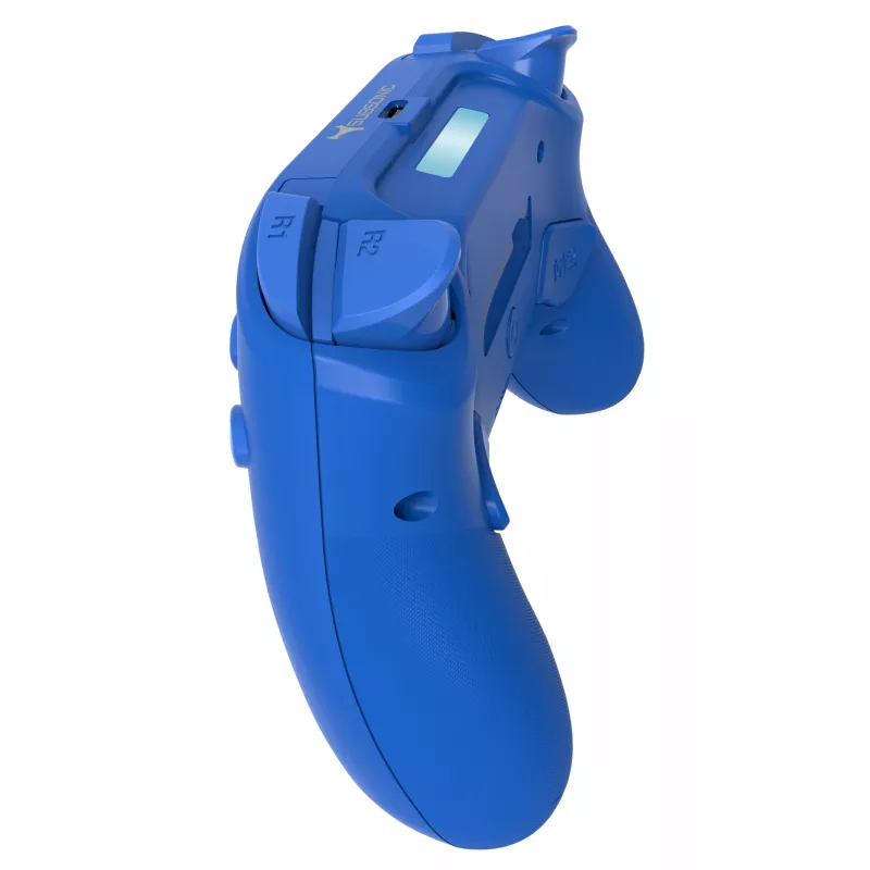 Kabelloser LED-Controller SUBSONIC SA5639-3 für PS4 und PC, blaues kabelloses Gamepad