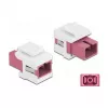 DeLOCK Keystone-Modul SC Simplex Buchse auf SC Simplex Buchse