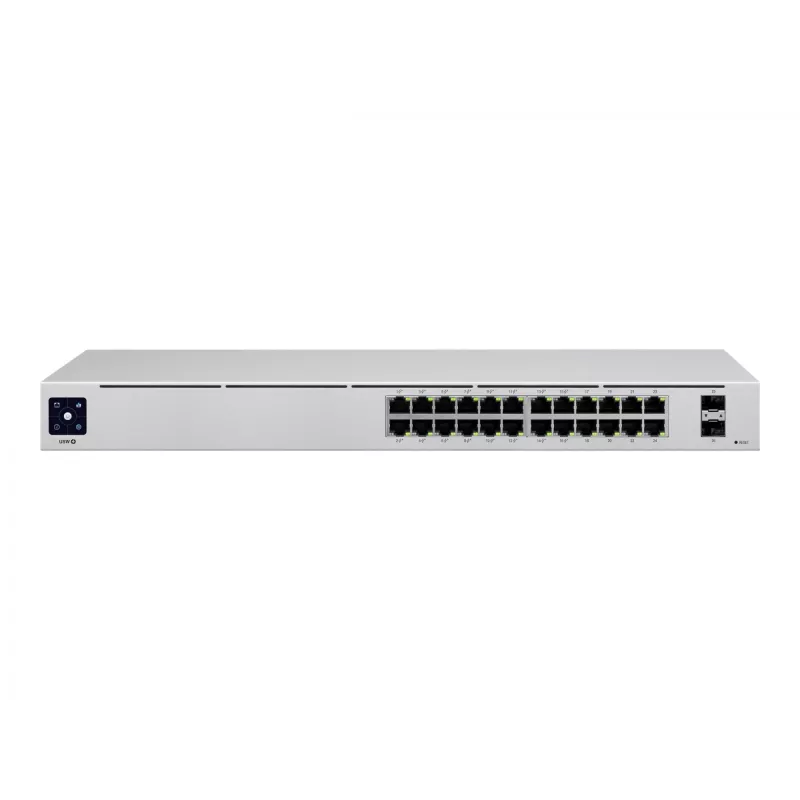 Ubiquiti UniFi 24-Port PoE Managed L2/L3 Gigabit Ethernet (10/100/1000) Power over Ethernet (PoE) 1U Silber