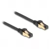 DeLOCK RJ45 Netzwerkkabel Cat.6A Stecker-Stecker S/FTP schwarz 3 m