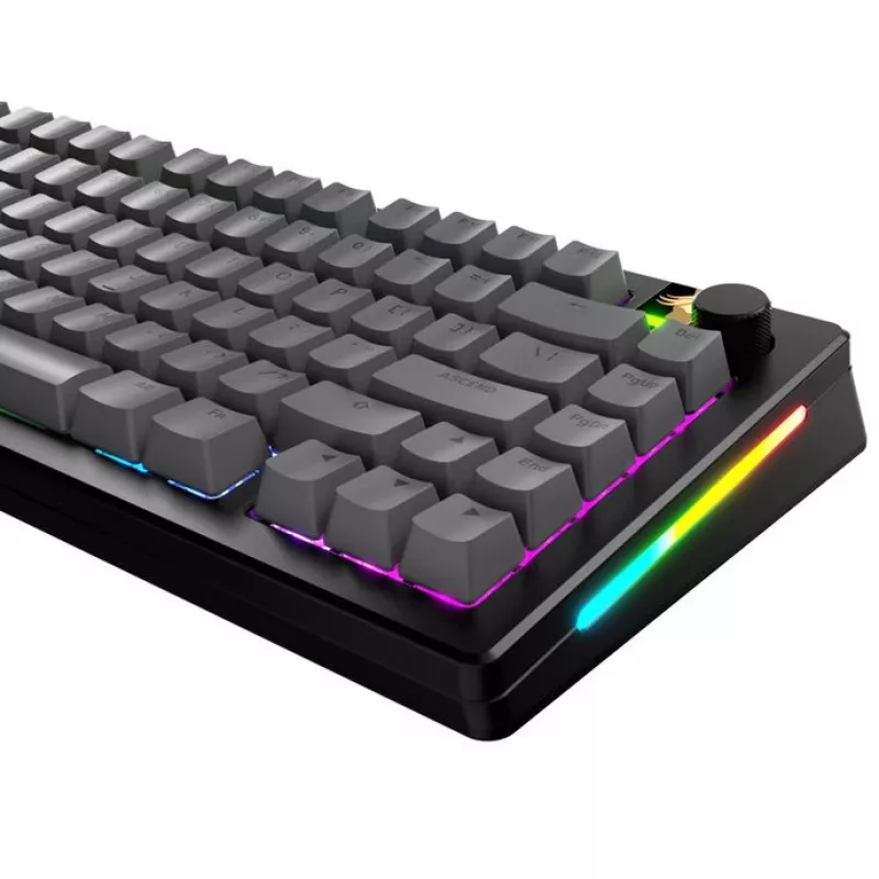 Keycaps GLORIOUS GPBT Basics PBT Dye-Sub Armor Grau ANSI-Layout