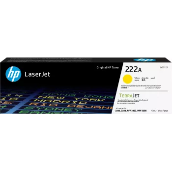 HP 222A - Gelb - original - LaserJet - Tonerpatrone (W2222A) - für Color LaserJet Pro MFP 3302fdn