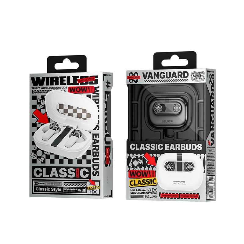 Kabellose Kopfhörer WEKOME Modell WK-VA06 Bluetooth V5.2 TWS Weiß, echte kabellose Ohrhörer