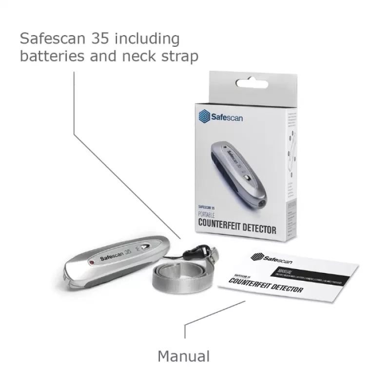 Safescan 35 Tragbarer Blütenprüfer 28036J