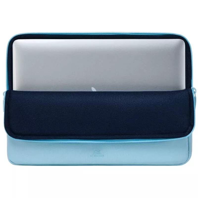 Laptop-Hülle Rivacase Riva Szuzuka 14 Zoll Pastellblau – schützende Neopren-Hülle für 14-Zoll-Laptops