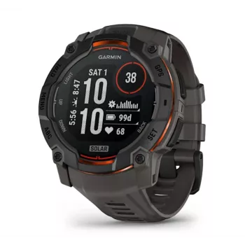 Garmin Instinct 3 Solar GPS-Smartwatch 1,3 Zoll MIP 176x176 Touchscreen Schwarz