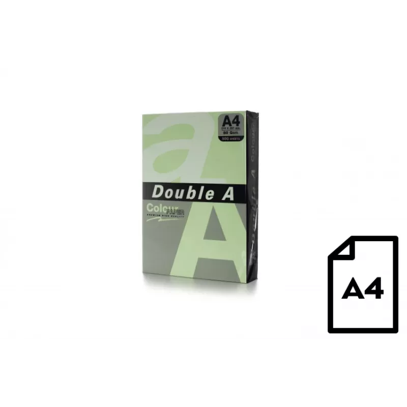 Farbpapier Double A, 80 g, A4, 500 Blatt, Lagoon