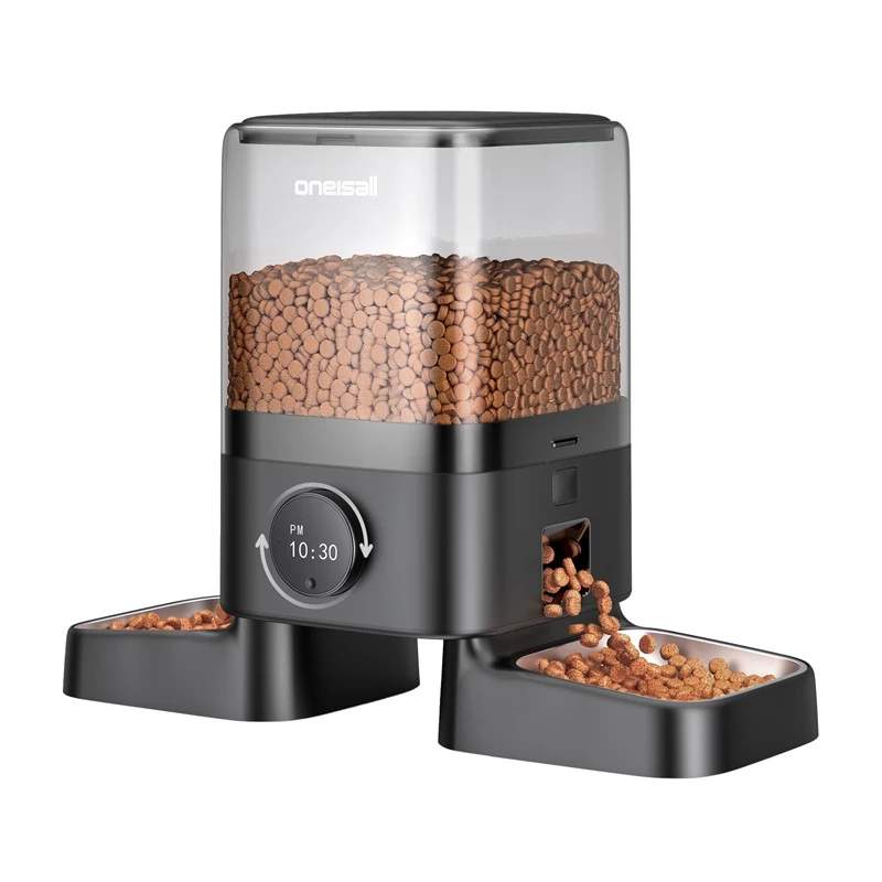 Automatischer Futterspender Oneisall PF09 — 5 l Kapazität, programmierbare Portionen