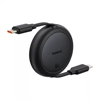Baseus Free2Pull Mini USB-C auf USB-C USB-Kabel, 60 W, 1 m, (schwarz)