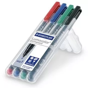Permanentmarker Feine Spitze Staedtler Lumocolor 318 WP4