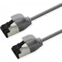 ROLINE S/FTP Patchkabel Cat.8.1, schlank, PoE, Grau, 1m (21.15.3401)