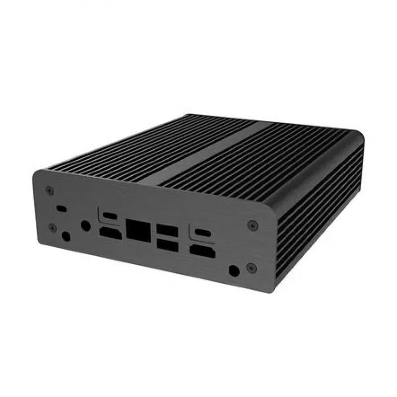 Computer-Gehäuse Akasa Newton AC UCFF für Intel NUC 13 Pro i3, lüfterlos – Schwarz