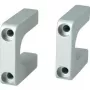 Handle SCHROFF Multipac 20860-256, grauer Kunststoffgriff 40×40×10 mm, Montagezubehör